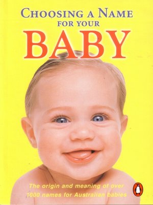 cover image of Choosing a Name for Your Baby